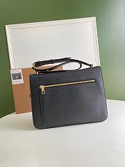 BURBERRY ALICE MEDIUM LEATHER TB BAG BLACK SIZE 28 CM - 6