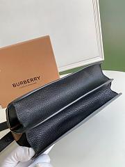 BURBERRY ALICE MEDIUM LEATHER TB BAG BLACK SIZE 28 CM - 5