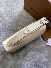 BURBERRY ALICE MEDIUM LEATHER TB BAG WHITE SIZE 28 CM - 5