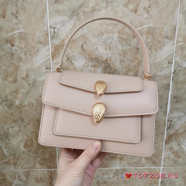 ALEXANDER WANG X BVLGARI BELT BAG BEIGE 288737 SIZE 18.5 CM - 1