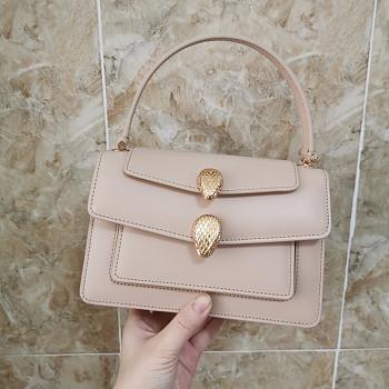 ALEXANDER WANG X BVLGARI BELT BAG BEIGE 288737 SIZE 18.5 CM