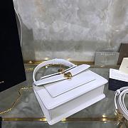 ALEXANDER WANG X BVLGARI BELT BAG WHITE 288737 SIZE 18.5 CM - 2