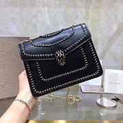 BVLGARI SERPENTI FOREVER CROSSBODY BLACK SIZE 20 CM - 6