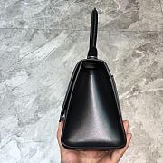 BALENCIAGA HOURGLASS SMALL TOP HANDLE BAG IN BLACK 5935461 SIZE 23 CM - 5