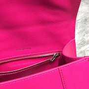 BALENCIAGA HOURGLASS SMALL TOP HANDLE BAG IN PINK 5935461 SIZE 23 CM - 2