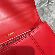 BALENCIAGA HOURGLASS SMALL TOP HANDLE BAG IN RED 5935461 SIZE 23 CM - 6