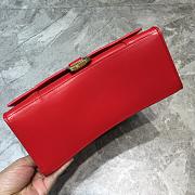 BALENCIAGA HOURGLASS SMALL TOP HANDLE BAG IN RED 5935461 SIZE 23 CM - 5