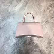 BALENCIAGA HOURGLASS SMALL TOP HANDLE BAG IN LIGHT ROSE 5935461 SIZE 23 CM - 2