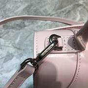 BALENCIAGA HOURGLASS SMALL TOP HANDLE BAG IN LIGHT ROSE 5935461 SIZE 23 CM - 3