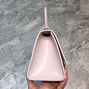 BALENCIAGA HOURGLASS SMALL TOP HANDLE BAG IN LIGHT ROSE 5935461 SIZE 23 CM - 4