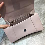 BALENCIAGA HOURGLASS SMALL TOP HANDLE BAG IN LIGHT ROSE 5935461 SIZE 23 CM - 5