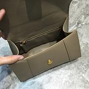 BALENCIAGA HOURGLASS SMALL TOP HANDLE BAG IN SAND 5935461 SIZE 23 CM - 5