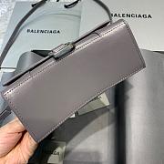 BALENCIAGA HOURGLASS XS TOP HANDLE BAG IN GRAY 5928331 SIZE 19 CM - 3