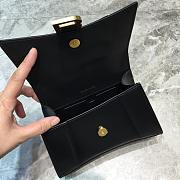 BALENCIAGA HOURGLASS XS TOP HANDLE BAG IN BLACK 5928331 SIZE 19 CM - 2