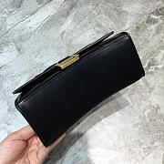BALENCIAGA HOURGLASS XS TOP HANDLE BAG IN BLACK 5928331 SIZE 19 CM - 3