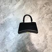 BALENCIAGA HOURGLASS XS TOP HANDLE BAG IN BLACK 5928331 SIZE 19 CM - 5