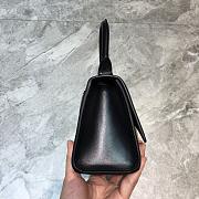 BALENCIAGA HOURGLASS XS TOP HANDLE BAG IN BLACK 5928331 SIZE 19 CM - 6