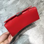 BALENCIAGA HOURGLASS XS TOP HANDLE BAG IN RED 5928331 SIZE 19 CM - 3