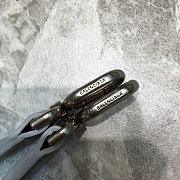 BALENCIAGA HOURGLASS XS TOP HANDLE BAG IN SILVER 5928331 SIZE 19 CM - 4