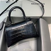 BALENCIAGA GRAFFITI HOURGLASS SMALL LOGO PRINTED BAG 5935461 SIZE 23 CM - 5