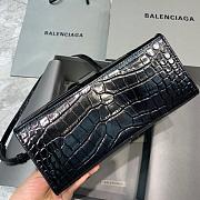 BALENCIAGA GRAFFITI HOURGLASS SMALL LOGO PRINTED BAG 5935461 SIZE 23 CM - 6