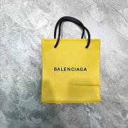 BALENCIAGA SHOPPING XXS TOTE BAG YELLOW 597858 SIZE 19 x 8 x 21.5 CM - 6