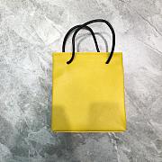 BALENCIAGA SHOPPING XXS TOTE BAG YELLOW 597858 SIZE 19 x 8 x 21.5 CM - 2