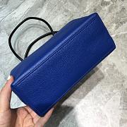 BALENCIAGA SHOPPING XXS TOTE BAG BLUE 597858 SIZE 19 x 8 x 21.5 CM - 6