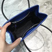 BALENCIAGA SHOPPING XXS TOTE BAG BLUE 597858 SIZE 19 x 8 x 21.5 CM - 2