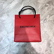 BALENCIAGA SHOPPING XXS TOTE BAG RED 597858 SIZE 19 x 8 x 21.5 CM - 2