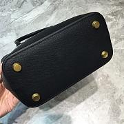 BALENCIAGA VILLE XXS TOTE BAG BLACK SIZE 19 CM - 6