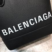 BALENCIAGA VILLE XXS TOTE BAG BLACK SIZE 19 CM - 4