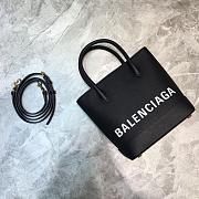 BALENCIAGA VILLE XXS TOTE BAG BLACK SIZE 19 CM - 2