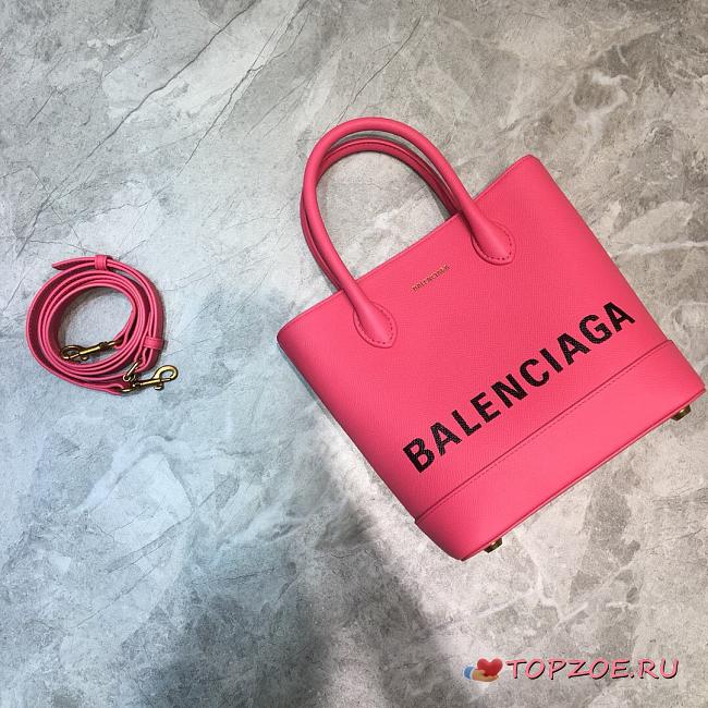 balenciaga ville bag pink