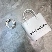 BALENCIAGA VILLE XXS TOTE BAG WHITE SIZE 19 CM - 2