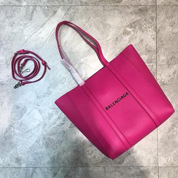BALENCIAGA EVERYDAY XS TOTE BAG IN PINK 551810 SIZE 24.5 CM