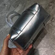 BALENCIAGA EVERYDAY XXS TOTE BAG IN SILVER 551815 SIZE 19 CM - 5