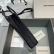 BALENCIAGA SHOPPING PHONE HOLDER IN BLACK 5938260 SIZE 12 CM - 5