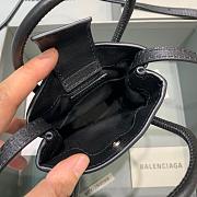 BALENCIAGA SHOPPING PHONE HOLDER IN BLACK 5938260 SIZE 12 CM - 4
