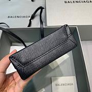 BALENCIAGA SHOPPING PHONE HOLDER IN BLACK 5938260 SIZE 12 CM - 3