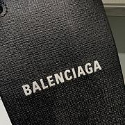 BALENCIAGA SHOPPING PHONE HOLDER IN BLACK 5938260 SIZE 12 CM - 2