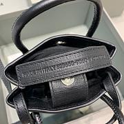 BALENCIAGA SHOPPING PHONE HOLDER BB LOGO IN BLACK 5938260 SIZE 12 CM - 3