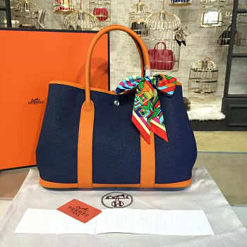 HERMES LEATHER GARDEN PARTY 01