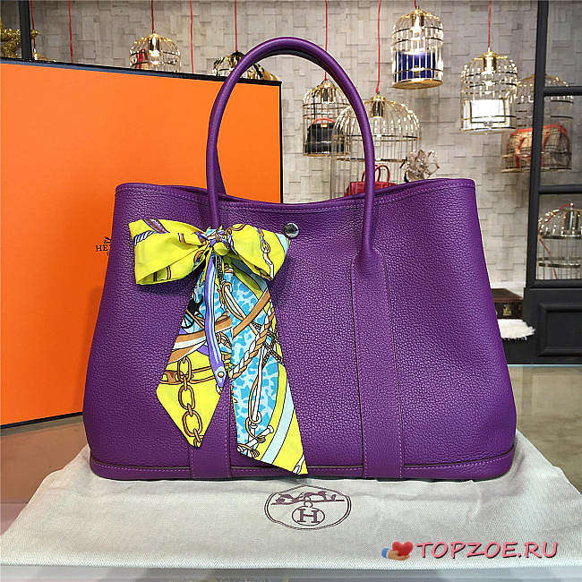 HERMES LEATHER GARDEN PARTY 02 - 1