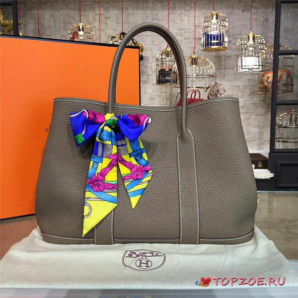 HERMES LEATHER GARDEN PARTY 03 - 1