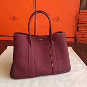 HERMES LEATHER GARDEN PARTY 09 - 6