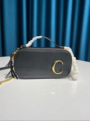 CHLOE C MINI VANITY BAG BLACK S225 SIZE 19 CM - 1