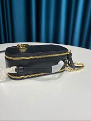 CHLOE C MINI VANITY BAG BLACK S225 SIZE 19 CM - 5