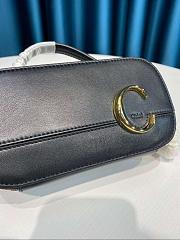 CHLOE C MINI VANITY BAG BLACK S225 SIZE 19 CM - 6