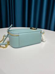 CHLOE C MINI VANITY BAG LIGHT BLUE S225 SIZE 19 CM - 3
